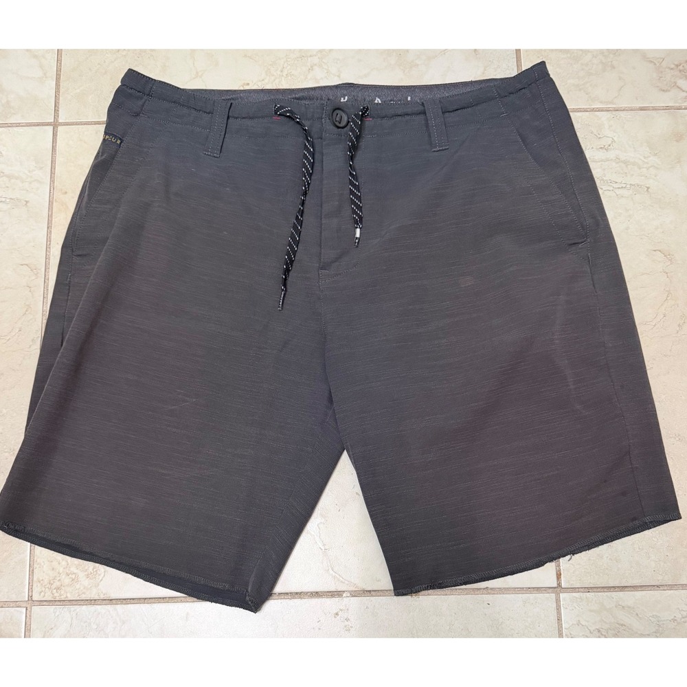 Rip Curl Mens Hybrid Walk Shorts Charcoal Grey Size 36 Quick Dry Stretch‎ Surf